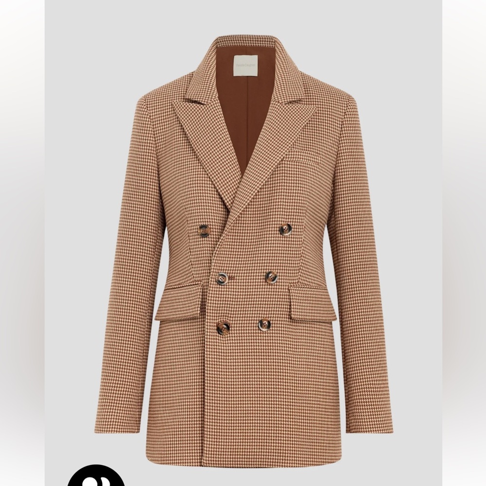 Favorite Daughter Phoebe Houndstooth Blazer